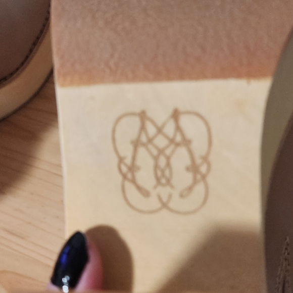 ANTONIO MELANI x KIMBERLY WHITMAN Camellia Leather Wooden Heel clogs‎ 10 - Picture 15 of 15